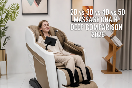 2D vs. 3D vs. 4D vs. 5D Massage Chairs: 2026 Deep Comparison & Choice Guide