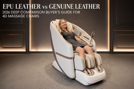EPU Leather vs. Genuine Leather: 2026 Deep Comparison & Buyer's Guide for 4D Massage Chairs
