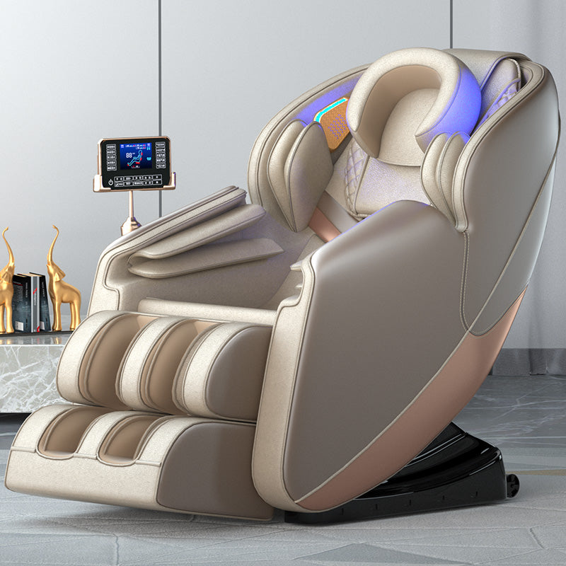 Capsule Halo Massage Chair | 18-Ball Back Kneading, Ambient Lighting & 24V Safe Low Power Recliner