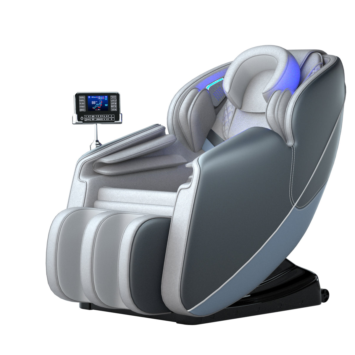 Capsule Halo Massage Chair | 18-Ball Back Kneading, Ambient Lighting & 24V Safe Low Power Recliner