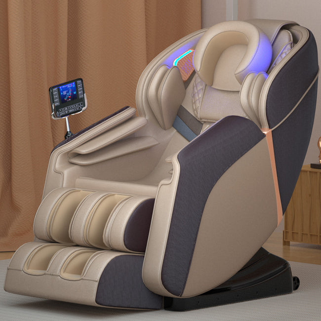 Capsule Lite Massage Chair | 18-Ball Back Kneading, Hip & Foot Rollers, 24V Safe Low Power & Compact Recliner