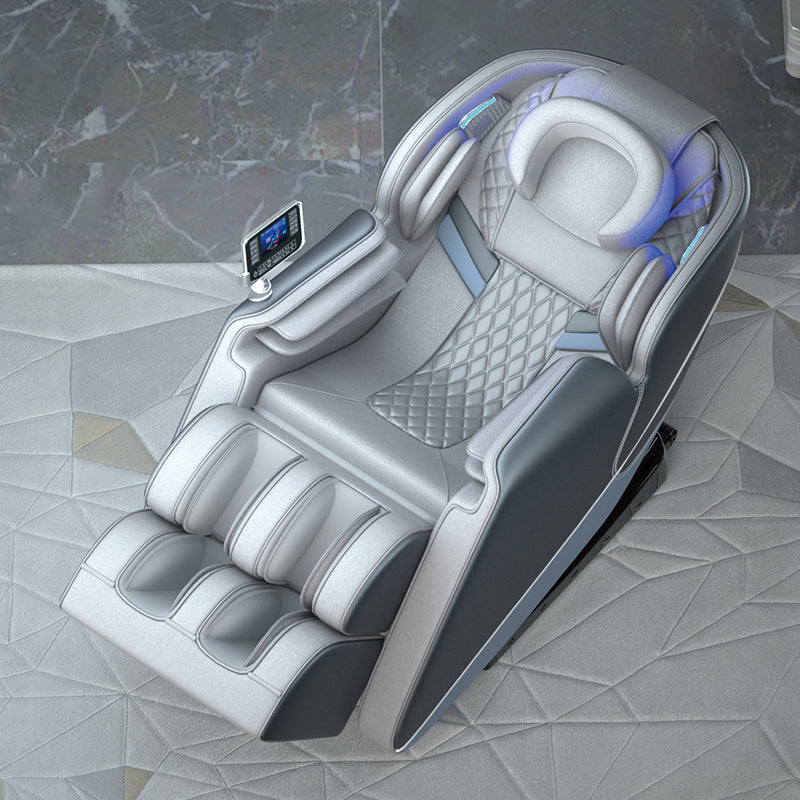 Capsule Halo Massage Chair | 18-Ball Back Kneading, Ambient Lighting & 24V Safe Low Power Recliner