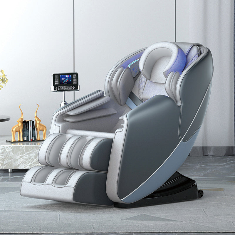 Capsule Halo Massage Chair | 18-Ball Back Kneading, Ambient Lighting & 24V Safe Low Power Recliner