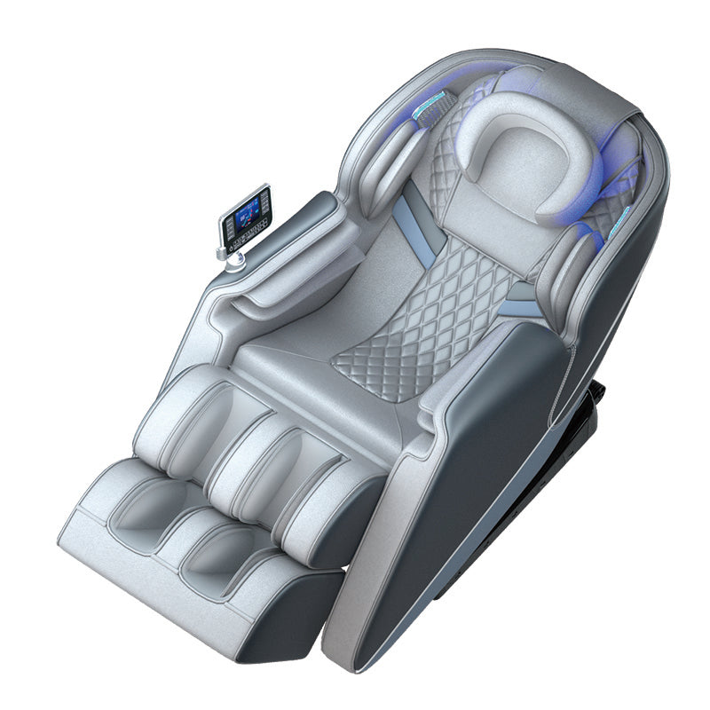 Capsule Halo Massage Chair | 18-Ball Back Kneading, Ambient Lighting & 24V Safe Low Power Recliner