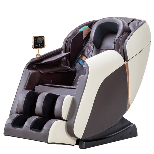 Capsule Lite Massage Chair | 18-Ball Back Kneading, Hip & Foot Rollers, 24V Safe Low Power & Compact Recliner